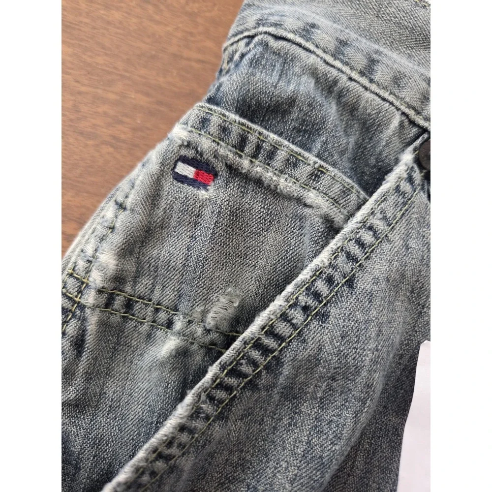 Vtg Tommy Hilfiger Baggy Carpenter Jeans Men's 32x29 Grunge‎ 90s Y2k Distressed